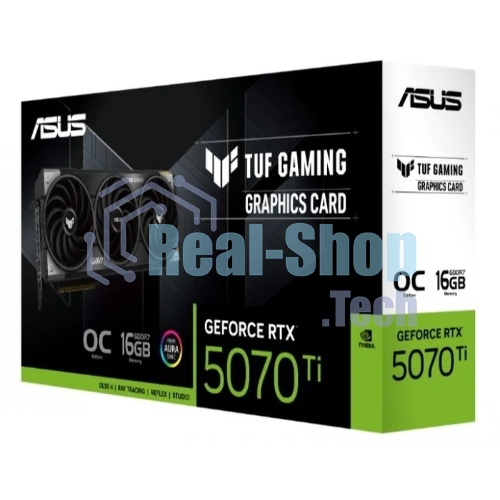 Видеокарта ASUS TUF-RTX 5070TI-O16G-GAMING RTX 5070TI,HDMIx2,DPx3,16G,D7