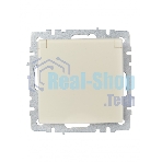 Розетка 1-местная IEK BRITE РСбш10-3-БрКр (BR-R16-16-K10) с заземлением, с защитными шторками и крышкой, 16А, IP20, бежевый
