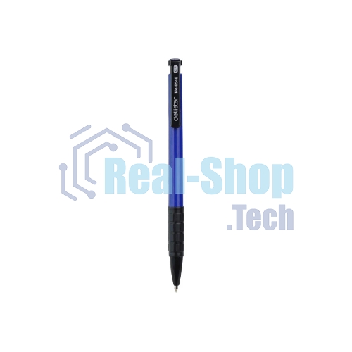 Ручка шариковая автоматическая Deli 6546blue ассорти, d=0.7мм, синие чернила, резиновая манжета