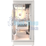 Компьютерный корпус Formula V Line Crystal U9 PA White, ATX, TYPE-C*1, USB3.0*2, Curved Glass, SIDE 3x PERFORMANCE ARGB, REAR 1x PERFORMANCE ARGB