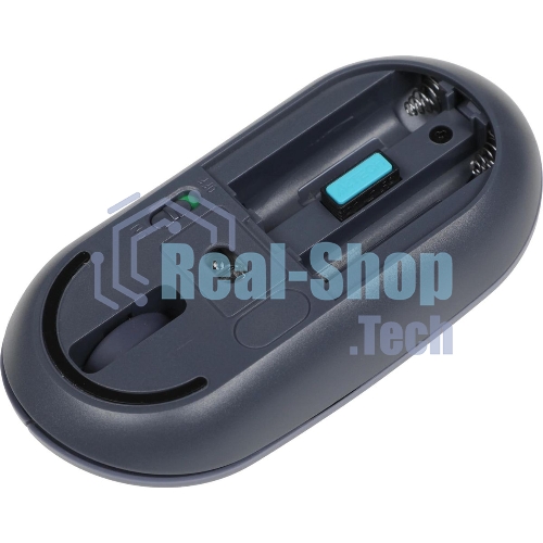 Мышь беспроводная A4Tech Fstyler FG20 пепельный/синий, 2000 dpi, радиоканал, USB, кнопки - 4