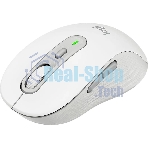 Мышь беспроводная Logitech M750 белый, 4000 dpi, радиоканал, Bluetooth, USB, кнопки - 5