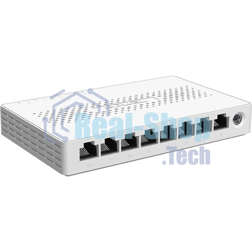 Коммутатор неуправляемый Tenda SM108, 8 портов, 8x2,5Gbит/с, настольный, пластиковый корпус