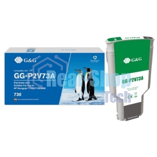 Картридж струйный G&G GG-P2V73A 730 черный фото (300 мл) для HP DJ T1600/T1700/T2600