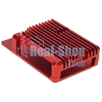 Корпус Qumo Aluminum case without fan, Raspberry Pi 4, red(RS004)