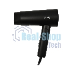 Фен Puff 1301Bl черный, 1300 Вт, компактный