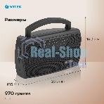 Радиоприемник Vitek VT-3591 (GY) LED индикатор Телескопическая антенна Тип батареек	UM-1