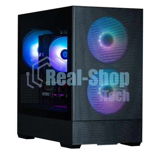 Компьютерный корпус ZALMAN P30 AIR, MATX, BLACK, WINDOW, 2xCombo (3.5'' or 2.5''), 3x2.5