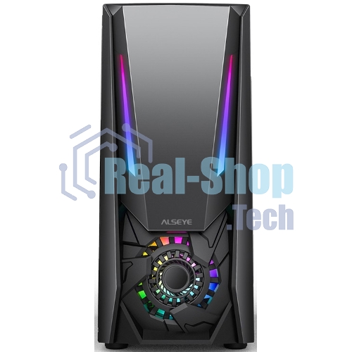 Компьютерный корпус ALSEYE Reactor-B Mini-ITX/Micro ATX/ATX, USB 2.0*2+HD Audio+USB 3.0*1 USB 2.0*2+HD Audio+USB 3.0*1