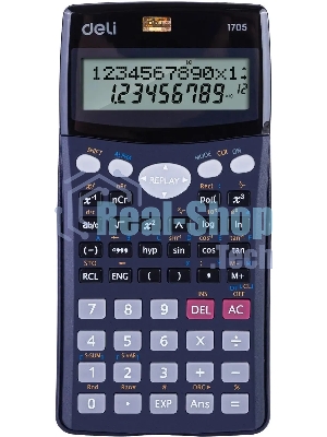 Калькулятор научный Deli E1705 черный 10+2-разр.