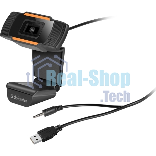 Веб-камера G-lens 2579 HD720p 1280x720, 30 кадр/с, USB Type-A, микрофон, автоосвещение, универсальное крепление