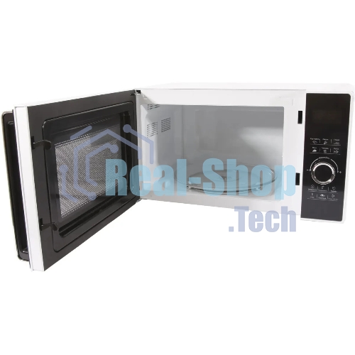 Микроволновая печь Pioneer MW356S белый, 23 л, 800 Вт, переключатели - сенсор, поворотный механизм