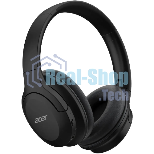 Беспроводные/проводные наушники Acer OHR304 черный, полноформатные, Bluetooth + проводной, активное шумоподавление, до 16 ч