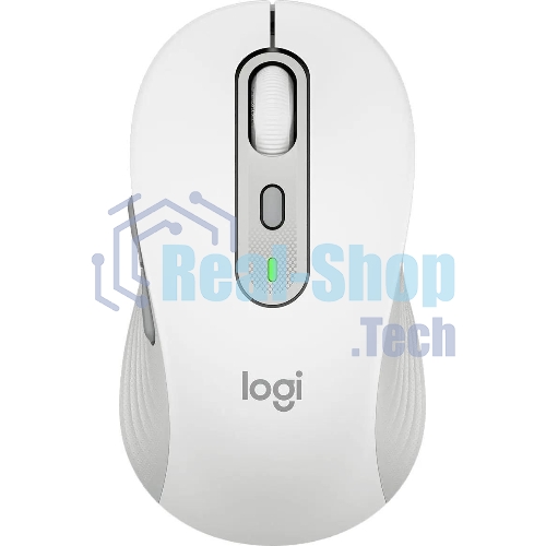 Мышь беспроводная Logitech M750 белый, 4000 dpi, радиоканал, Bluetooth, USB, кнопки - 5