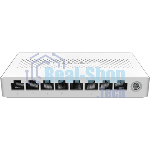Коммутатор неуправляемый Tenda SM108, 8 портов, 8x2,5Gbит/с, настольный, пластиковый корпус