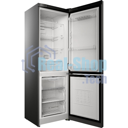 Холодильник Indesit ITS 5180 NG, темно-серый, двухкамерный 220/78л морозилка снизу, No Frost