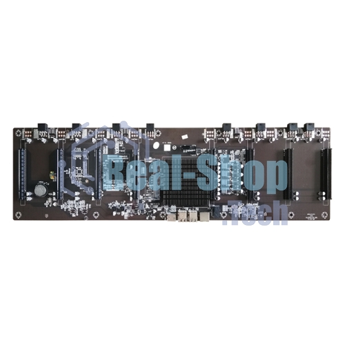 Материнская плата с процессором AFOX AFHM65-ETH8EX, Intel Celeron 847, Intel HM65, 1xDDR3L, 1xSATA, 1xmini-SATA, 8xPCIe 2.0 x16, 1xHDMI, 1x 100Mb LAN, 4xUSB 2.0, проприетарный