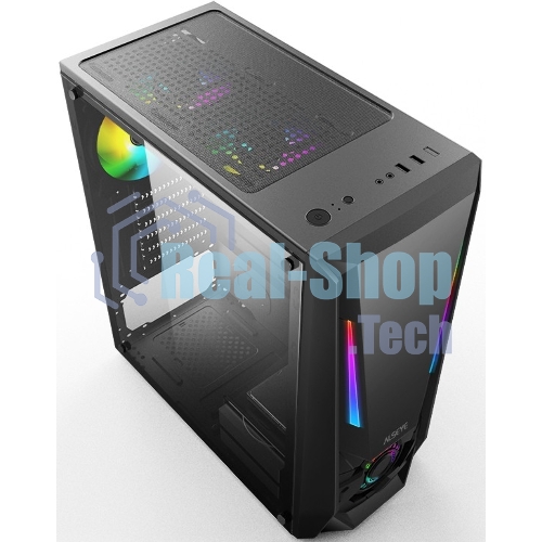 Компьютерный корпус ALSEYE Reactor-B Mini-ITX/Micro ATX/ATX, USB 2.0*2+HD Audio+USB 3.0*1 USB 2.0*2+HD Audio+USB 3.0*1