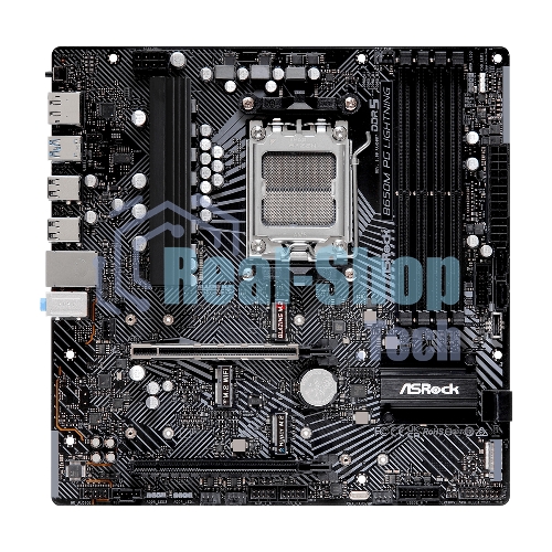 Материнская плата ASRock B650M PG Lightning, AM5, AMD B650, 4xDDR5, 4xSATA, 3xM.2, 1xPCIe 3.0 x4, 1xPCIe 4.0 x16, 1xDP, 1xHDMI, 1x2.5Gb LAN, 1xUSB 3.2 Gen 2, 2xUSB 3.2 Gen 1, 4xUSB 2.0, 3x3.5 мм, 7.1, Micro-ATX