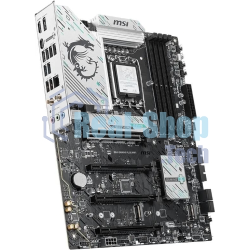 Материнская плата MSI B860 GAMING PLUS WIFI, LGA 1851, Intel B860, 4xDDR5, 4xSATA, 3xM.2, 1xPCIe 4.0 x4, 1xPCIe 5.0 x16, 1xDP, 1xHDMI, 1xUSB-C, 1x 5Gb LAN, 4xUSB-A 2.0, 2xUSB-A 3.2 Gen 1, 2xUSB 3.2 Gen 2, 7.1, 3x3.5 мм, ATX