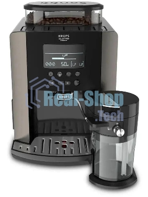 Кофемашина Krups Arabica Latte EA819E10 1450Вт черный/коричневый