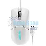 Мышь проводная Lenovo Legion M300s белый, 8000 dpi, USB, кнопки - 6