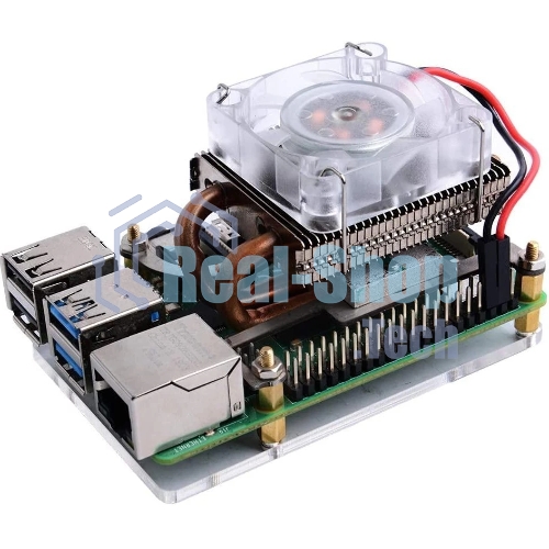 Кулер для процессора Raspberry Pi RPI-LPCOOL Ice Tower CPU for Raspberry Pi, Low Profile