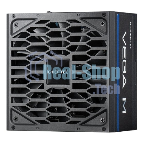 Блок питания Chieftec Vega M PPG-850-C (ATX 3.1, 850W, 80 PLUS GOLD, Active PFC, 135мм fan, Gen5 PCIe, Full Cable Management) Retail