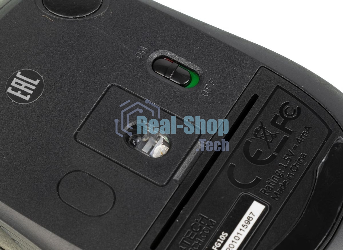 Мышь беспроводная A4Tech Fstyler FG10S черный/серый, 2000 dpi, радиоканал, USB, кнопки - 4