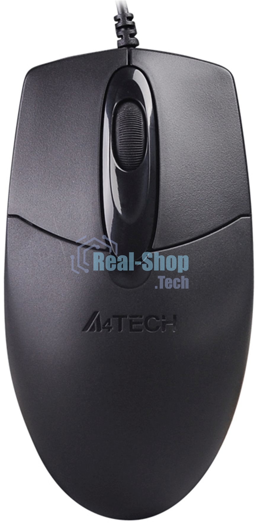 Мышь проводная A4Tech OP-720S черный, 1200 dpi, USB, кнопки - 3