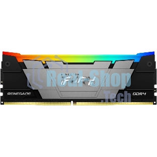 Оперативная память Kingston Fury Renegade, DDR4, 8GB (1x8GB), 3600MHz, CL16, DIMM, с радиатором, RGB, серебристый/черный