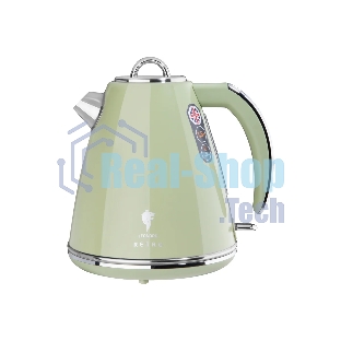 Чайник электрический LEONORD LE-1906/2 RETRO, 2200 Вт, 1.5 л, оливковый