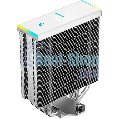 Устройство охлаждения(кулер) Deepcool AK400 Digital SE Wh ARGb Soc-AM5/AM4/1200/1700/1851 белый 4-pin 19-28dB Al+Cu LCD 220W 812gr Ret (R-AK400-WHADMN-GJD)