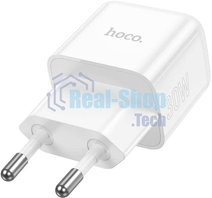 Сетевое зарядное устройство Hoco N32 Glory White 30W 3A+2A+1.5A (PD+QC+AFC) USB Type-C универсальное белый
