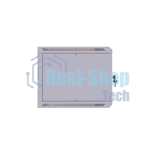 Шкаф коммутационный Suprlan (05-1090) настенный 9U 600x350мм пер.дв.стекл направл.под закл.гайки RAL 7035 285мм 15кг 500мм