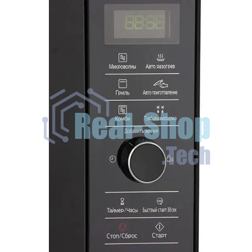 Микроволновая печь Panasonic NN-GD38HSZPE черный, 23 л, 1000 Вт, переключатели - сенсор, поворотный механизм