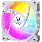 Вентилятор для корпуса Aerocool/Formula Cosmic 12WH FR RGb белый, 120 мм, 1100 об/мин, 22.3 дБ, 4 pin