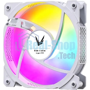 Вентилятор для корпуса Aerocool/Formula Cosmic 12WH FR RGb белый, 120 мм, 1100 об/мин, 22.3 дБ, 4 pin