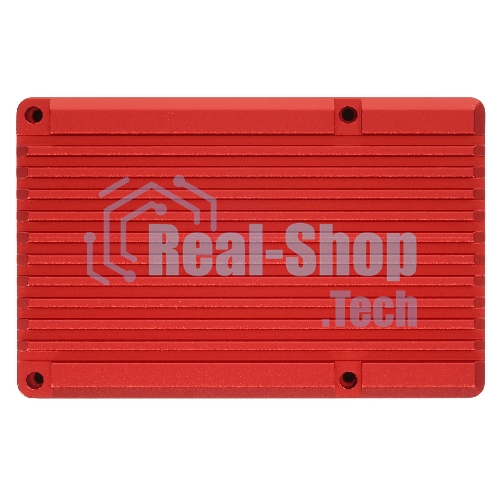 Корпус Qumo Aluminum case without fan, Raspberry Pi 4, red(RS004)