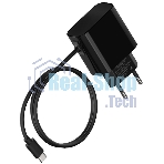 Сетевое зарядное устройство Maxvi CHL-240T 2.4A, with Type-C cable, черный
