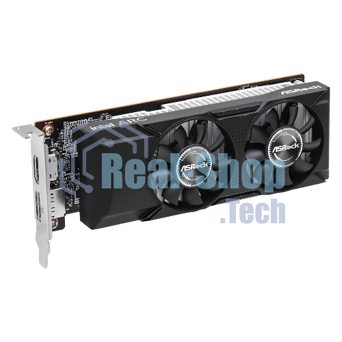 Видеокарта ASRock A310 LP 4G INTEL ARC A310 4Gb 64bit GDDR6 2000/15500 HDMIx1 DPx1 HDCP Ret low profile