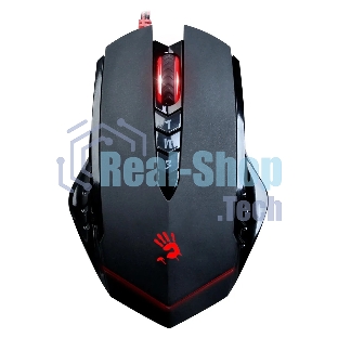 Мышь проводная A4Tech Bloody V8M Max черный, 12000 dpi, USB, кнопки - 10
