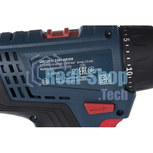 Дрель-шуруповерт Bosch GSR 120-LI C, 12 В, 2 Ач, 30 Нм, щеточный