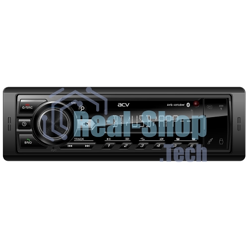 Автомагнитола ACV AVS-401UBW, 1 DIN, Bluetooth, USB Type-A, AUX