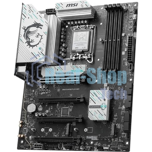 Материнская плата MSI B860 GAMING PLUS WIFI, LGA 1851, Intel B860, 4xDDR5, 4xSATA, 3xM.2, 1xPCIe 4.0 x4, 1xPCIe 5.0 x16, 1xDP, 1xHDMI, 1xUSB-C, 1x 5Gb LAN, 4xUSB-A 2.0, 2xUSB-A 3.2 Gen 1, 2xUSB 3.2 Gen 2, 7.1, 3x3.5 мм, ATX