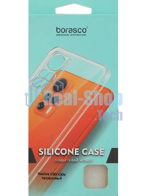 Чехол (клип-кейс) BoraSCO для Realme C30/C30s 71372 прозрачный