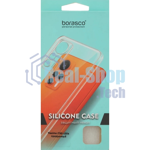 Чехол (клип-кейс) BoraSCO для Realme C30/C30s 71372 прозрачный