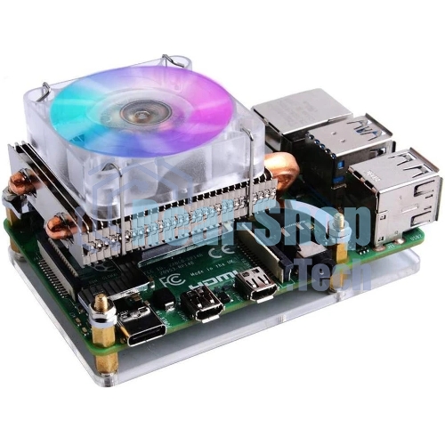 Кулер для процессора Raspberry Pi RPI-LPCOOL Ice Tower CPU for Raspberry Pi, Low Profile