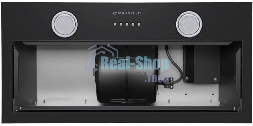 Вытяжка встраиваемая Maunfeld THAMES 601PM черный, 60 см, 850 куб. м/ч, 44 дБ