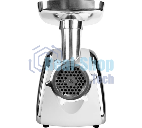 Мясорубка электрическая Centek CT-1602 Juice белый, 2000 Вт, 2.0 кг/мин, реверс, защита от перегрузки, металлический лоток, насадки - 5